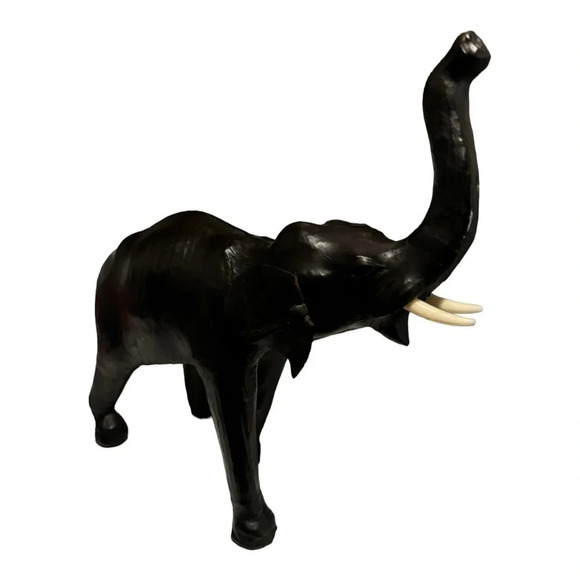 Other - Vintage Elephant Leather Wrapped